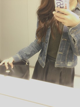 「MOUSSY（マウジー）のアイテム（PC・スマホグッズ/家電）」を使った、みーやんさん（レディース・158cm）の秋コーディネート