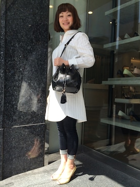 「interstaple」｜ayakoさん（レディース・155cm）の春コーディネート
