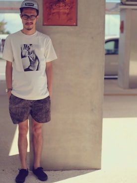 「Keith Haring（キース・ヘリング）のアイテム」を使った、m_hosokawaさん（メンズ・180cm）の春コーディネート