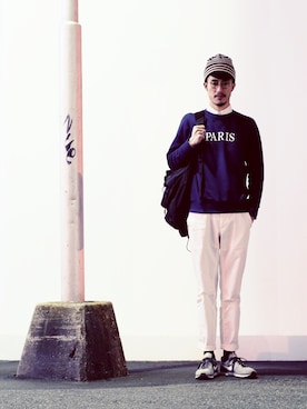 「BEAMS PLUS（ビームスプラス）のアイテム」を使った、m_hosokawaさん（メンズ・180cm）の春コーディネート