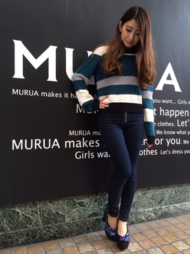 arisa murakamiさんの（MURUA | ムルーア）を使ったコーディネート