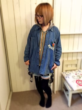 「チャイハネ（チャイハネ）のアイテム」を使った、Masumi Kaihoさん（レディース・160cm）の冬コーディネート