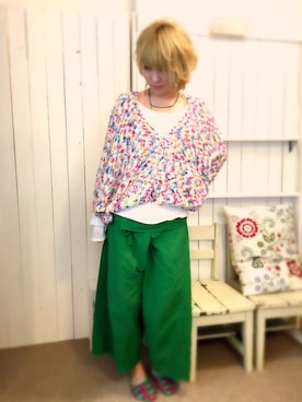 「チャイハネ（チャイハネ）のアイテム」を使った、Masumi Kaihoさん（レディース・160cm）の春コーディネート