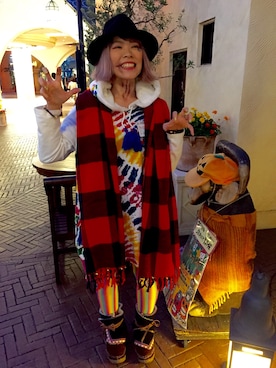 「アイテム（その他ボディ・ヘアケア）」を使った、Masumi Kaihoさん（レディース・160cm）の秋コーディネート
