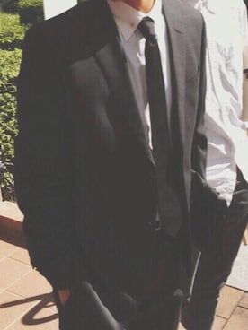 「スーツ」｜れおさん（メンズ・172cm）の秋コーディネート