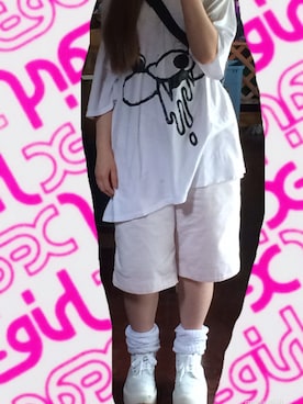 「ルーズソックス」｜あゆぽさん（レディース・161cm・30代）の夏コーディネート