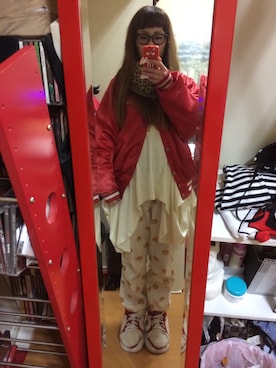 「MACARONIC（マカロニック）のアイテム」を使った、あゆぽさん（レディース・160cm）の冬コーディネート