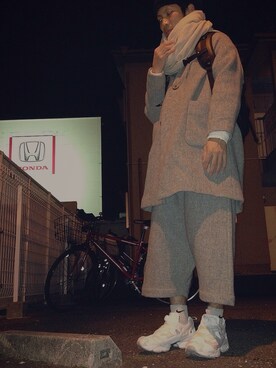 「WEGO（ウィゴー）のアイテム（キャスケット）」を使った、たろうさん（メンズ・166cm）の冬コーディネート