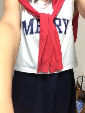 「アイテム（ワンピース/ドレス）」を使った、ゆきのこゆきさんさん（レディース・161cm・10代）の夏コーディネート
