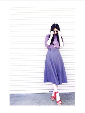 みずきさん（レディース・169cm）の夏コーディネート