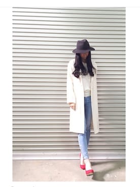 「TSURU（ツル）のアイテム（パンプス）」を使った、みずきさん（レディース・169cm）の夏コーディネート
