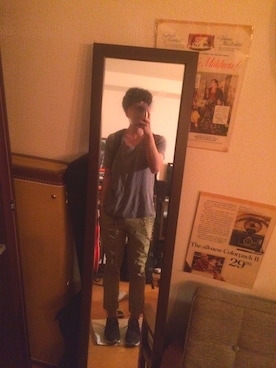 「VIA BUS STOP（ヴィアバスストップ）のアイテム」を使った、taloowさん（メンズ・171cm）の夏コーディネート