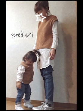 uuume＊さん（キッズ・80cm）の春コーディネート