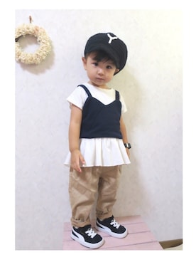 uuume＊さん（キッズ・80cm）の秋コーディネート