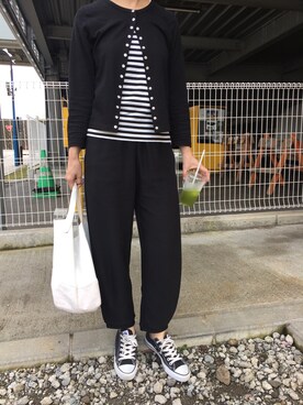 「JUNYA WATANABE COMME des GARCONS（ジュンヤワタナベコムデギャルソン）のアイテム（タンクトップ）」を使った、ma☆さん（レディース・158cm）の夏コーディネート
