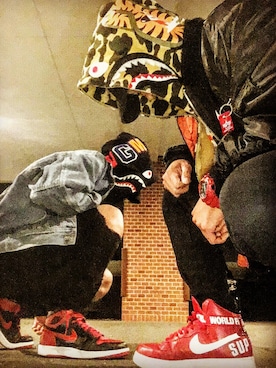 「ALPHA（アルファ）のアイテム（その他アウター）」を使った、あさん（メンズ・175cm）の秋コーディネート