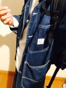 「POINTER（ポインター ）のアイテム（デニムジャケット）」を使った、Kimiさん（メンズ・174cm）の冬コーディネート