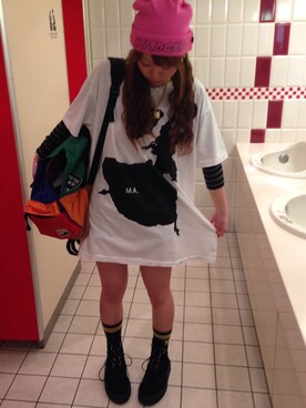 r_nyaさん（レディース・156cm）の春コーディネート