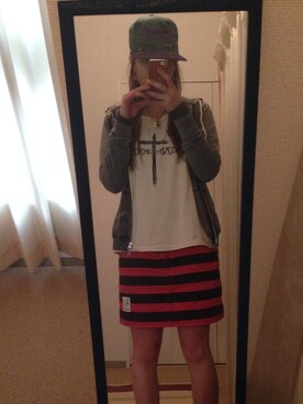 r_nyaさん（レディース・156cm）の春コーディネート