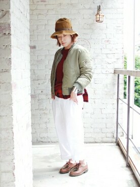 「JOURNAL STANDARD LUXE（ジャーナルスタンダード　ラックス）のアイテム（ジャケット/アウター）」を使った、KEIさん（レディース・157cm）の冬コーディネート