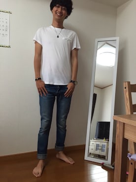 「green（グリーン）のアイテム（パンツ）」を使った、Romanさん（メンズ・176cm）の夏コーディネート