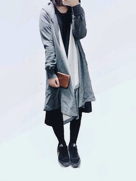 「アイテム（財布）」を使った、monさん（レディース・170cm）の秋コーディネート