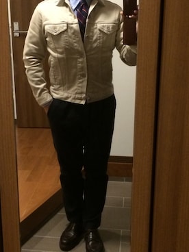 「HAMILTON（ハミルトン）のアイテム（トップス）」を使った、Keisuke Inokumaさん（メンズ・172cm）の秋コーディネート