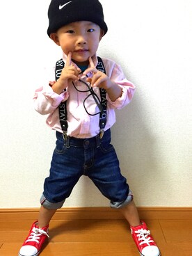 Sota☝︎さん（キッズ・100cm）の春コーディネート