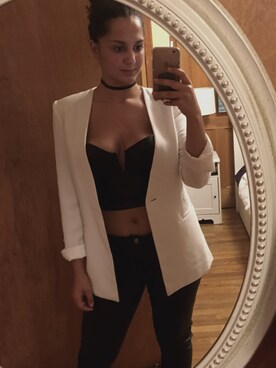 「FOREVER 21（フォーエバー トゥエンティーワン）のアイテム（フォーマルスーツ/小物）」を使った、elleさん（レディース・173cm）の秋コーディネート