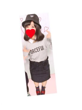 「厚底」｜お りさん（レディース・151cm）の春コーディネート