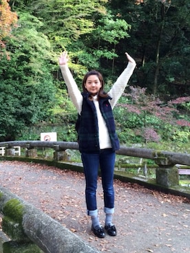 「アイテム（その他シューズ）」を使った、Natsumiさん（レディース・152cm）の秋コーディネート