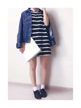 「A land（エーランド）のアイテム（ワンピース/ドレス）」を使った、mayumi+さん（レディース・158cm）の夏コーディネート