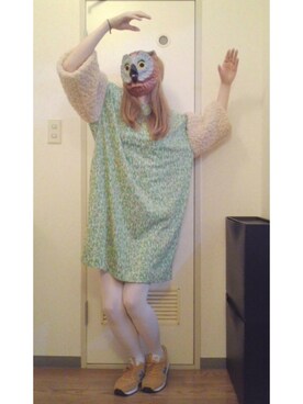「COSMIC WONDER Light Source（コズミックワンダーライトソース）のアイテム（ワンピース/ドレス）」を使った、ら きさん（レディース・159cm）の秋コーディネート