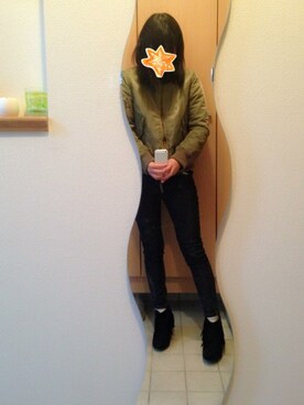 「SPINNS（スピンズ）のアイテム（シューズ）」を使った、Yunakanaさん（レディース・163cm）の冬コーディネート