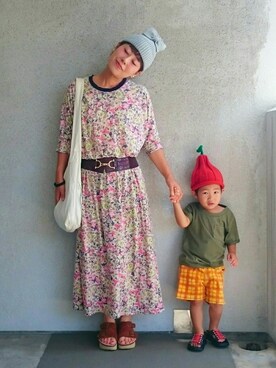 福すけさん（レディース・154cm）の夏コーディネート