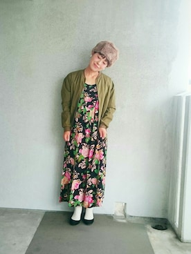 「ベレー帽推奨委員会」｜福すけさん（レディース・155cm）の秋コーディネート