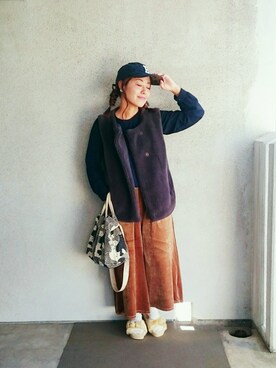 福すけさん(レディース・155cm)の冬コーディネート