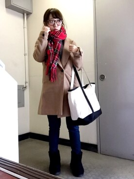 SANAMIさん（レディース・151cm）の冬コーディネート