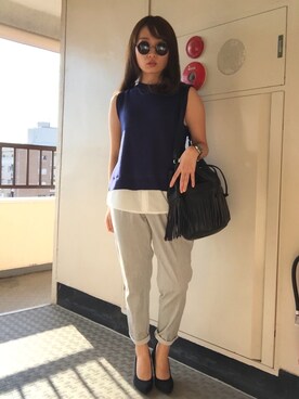 SANAMIさん（レディース・151cm）の夏コーディネート