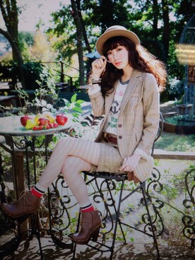 飯豊まりえさんのコーディネート