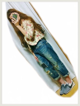 「SINDEE（シンディー）のアイテム（その他アウター）」を使った、kさん（レディース・150cm）の春コーディネート