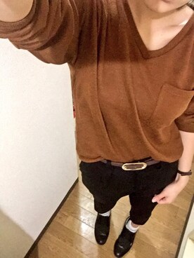 「Right-on（ライトオン）のアイテム（ブーツ）」を使った、しょーこさん（レディース・153cm）の秋コーディネート