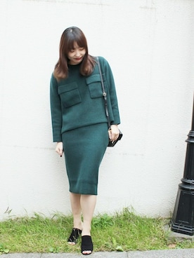 プレス　ERINAさんのコーディネート