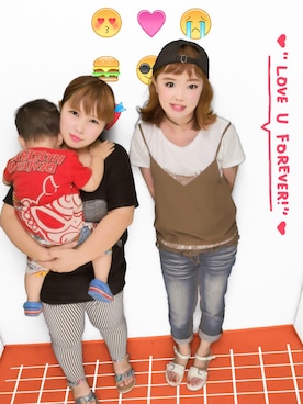 「アイテム（チョーカー）」を使った、✐☡ずっきーさん（レディース・152cm・20代）の夏コーディネート