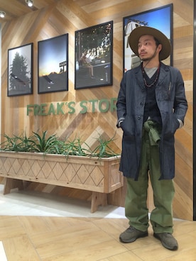 「Engineered Garments（エンジニアードガーメンツ）のアイテム（その他）」を使った、tatsuro katoさん（メンズ・168cm）の春コーディネート