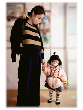 「apres les cours（アプレレクール）のアイテム（ジャケット/アウター）」を使った、u____pさん（レディース・152cm）の冬コーディネート