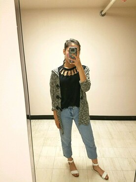 「Mossimo（モッシモ）のアイテム（シューズ）」を使った、Unaさん（レディース・168cm）の夏コーディネート