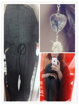 「MONKI（モンキ）のアイテム（つなぎ/オールインワン）」を使った、iwatäriöさん（レディース・149cm）の春コーディネート
