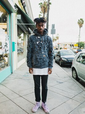 「Ollie（オーリー）のアイテム」を使った、Olliemagazineさん（メンズ・180cm）の冬コーディネート