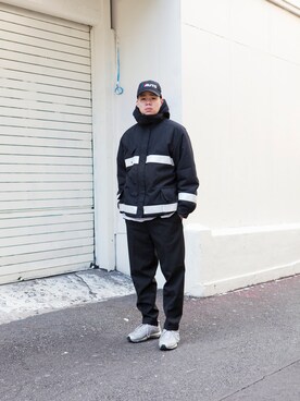 「Ollie（オーリー）のアイテム」を使った、Olliemagazineさん（メンズ・170cm）の冬コーディネート